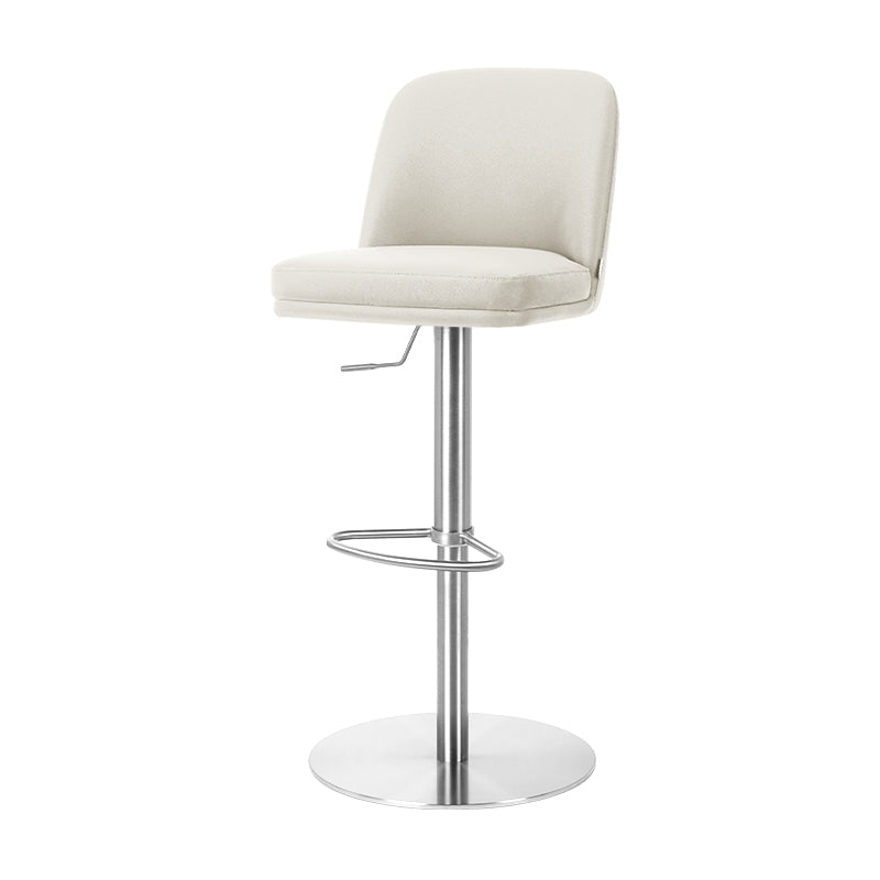Heduedmobel Meimei PU leather bar chair HD-7765 with a sleek design, cushioned seat, and sturdy metal frame.