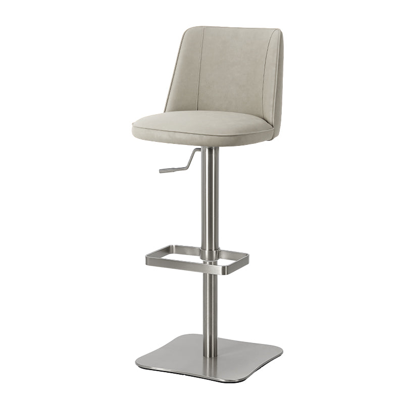 Heduedmobel Meibao PU Leather HD-7679 bar chair with sleek black cushioning and sturdy metal frame, modern and stylish design