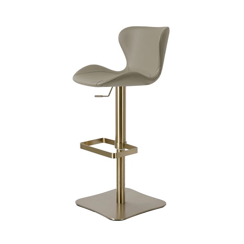 Heduedmobel Meirou PU leather bar chair HD-7667 with sleek design and cushioned seat, ideal for modern bar or kitchen area.