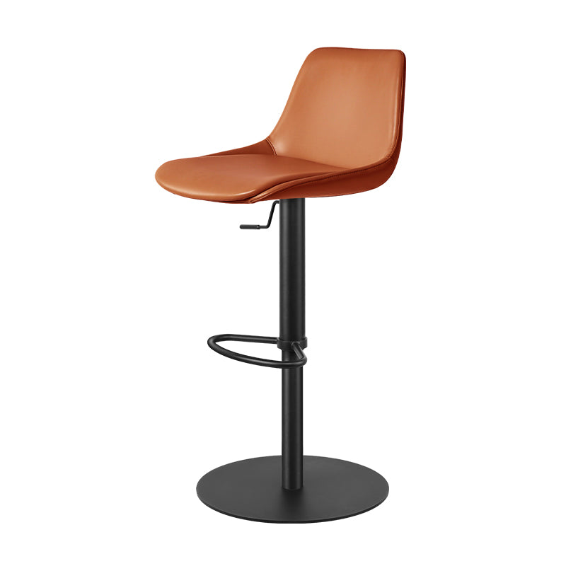 Heduedmobel HD-7603 Meirou PU leather bar chair with sleek design and sturdy metal frame, ideal for modern kitchen or bar area.