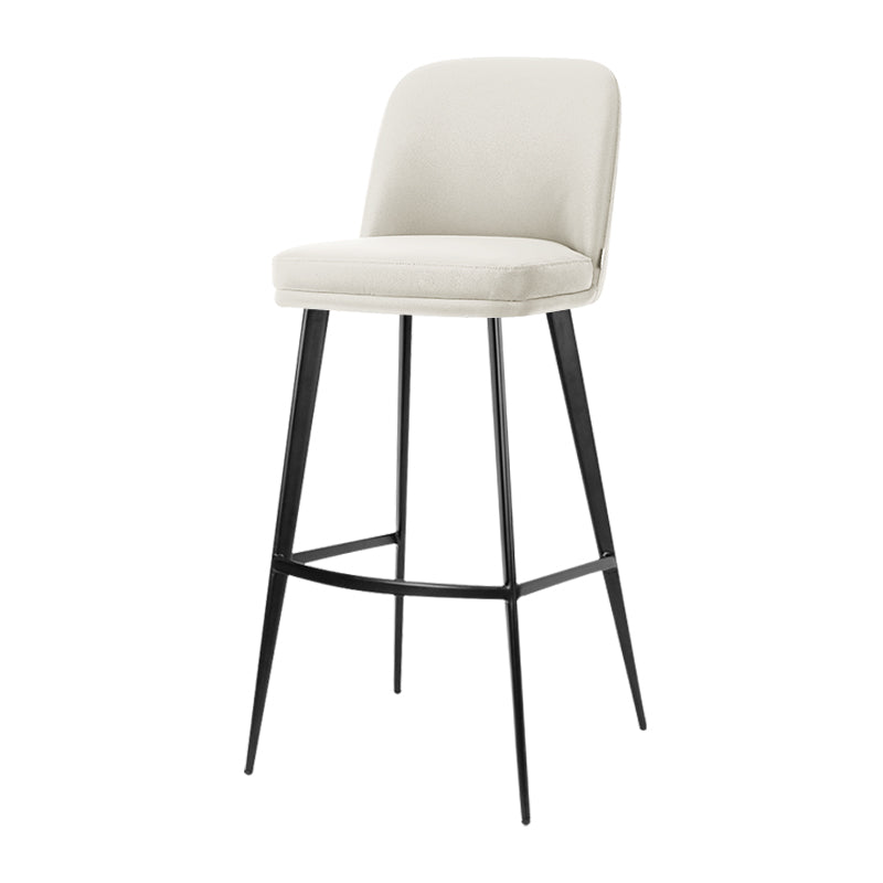 Meimei PU Leather HD-7516 bar chair with cushioned seat and sleek design, featuring black upholstery and modern style.