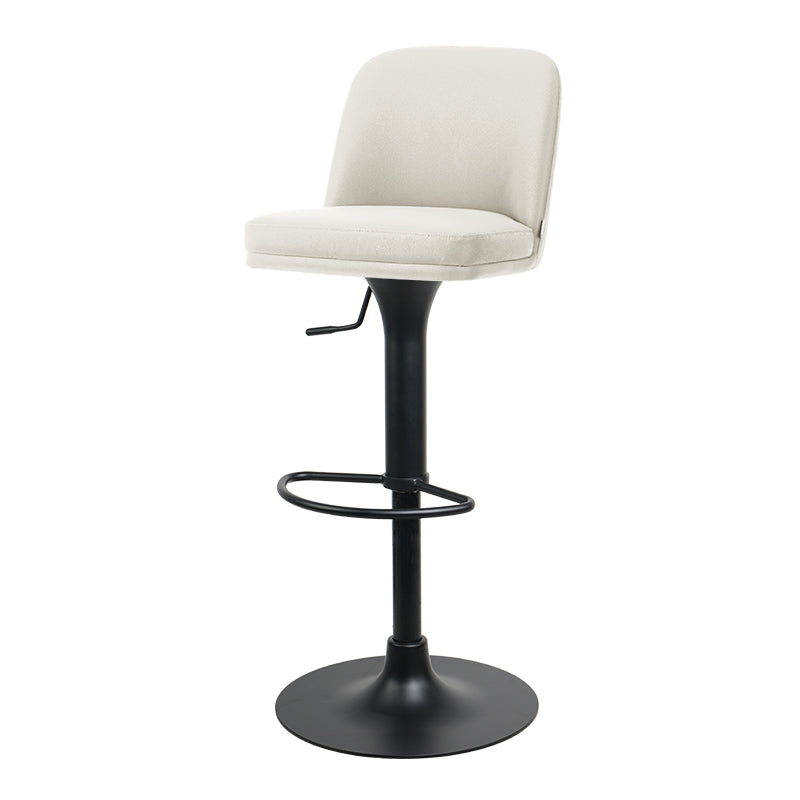 Heduedmobel HD-7766 Meimei PU leather bar chair with modern design, featuring a cushioned seat and sleek metal legs.