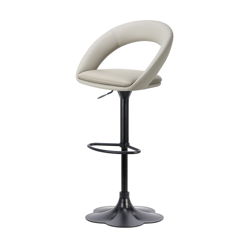 Heduedmobel Meirou PU Leather bar chair with sleek design and cushioned seat, ideal for modern kitchen or bar area.