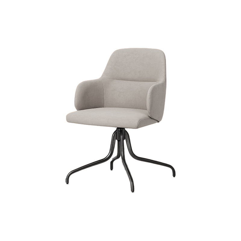 Meibao PU Leather HD-992 leisure chair with padded seat and backrest in black, modern design for comfortable relaxation.