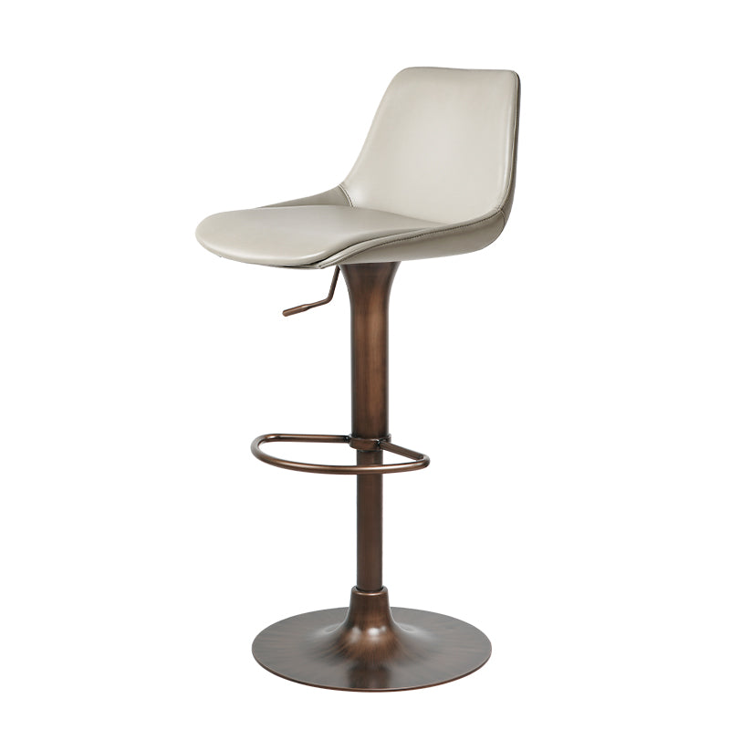 Heduedmobel Meirou PU Leather HD-7719 bar chair with cushioned seat and backrest, black leather finish and sleek modern design.