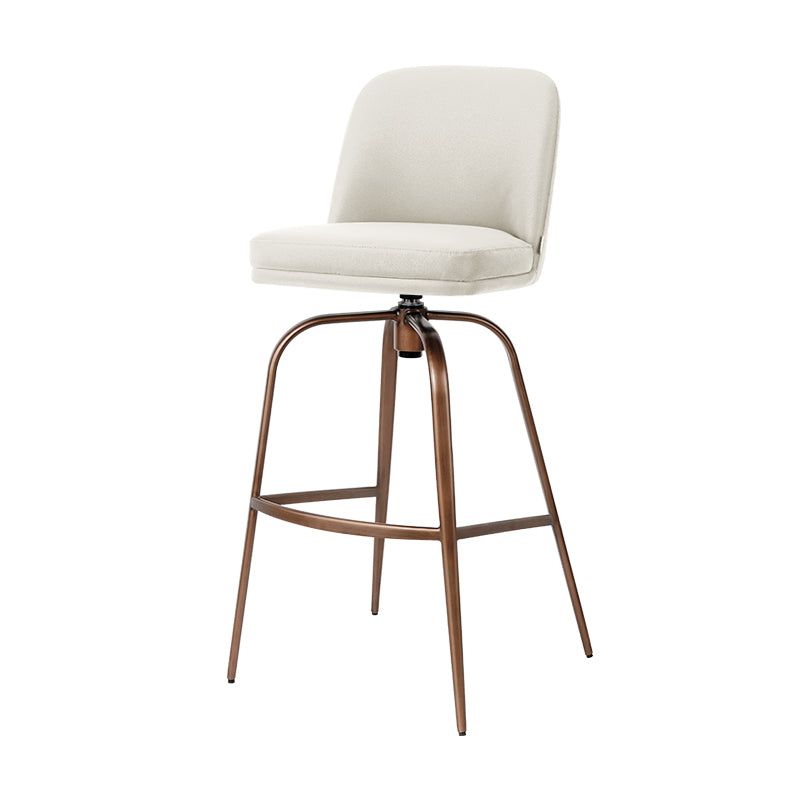 Heduedmobel Meimei PU leather bar chair HD-7768 with a modern design, cushioned seat, and sleek black finish.