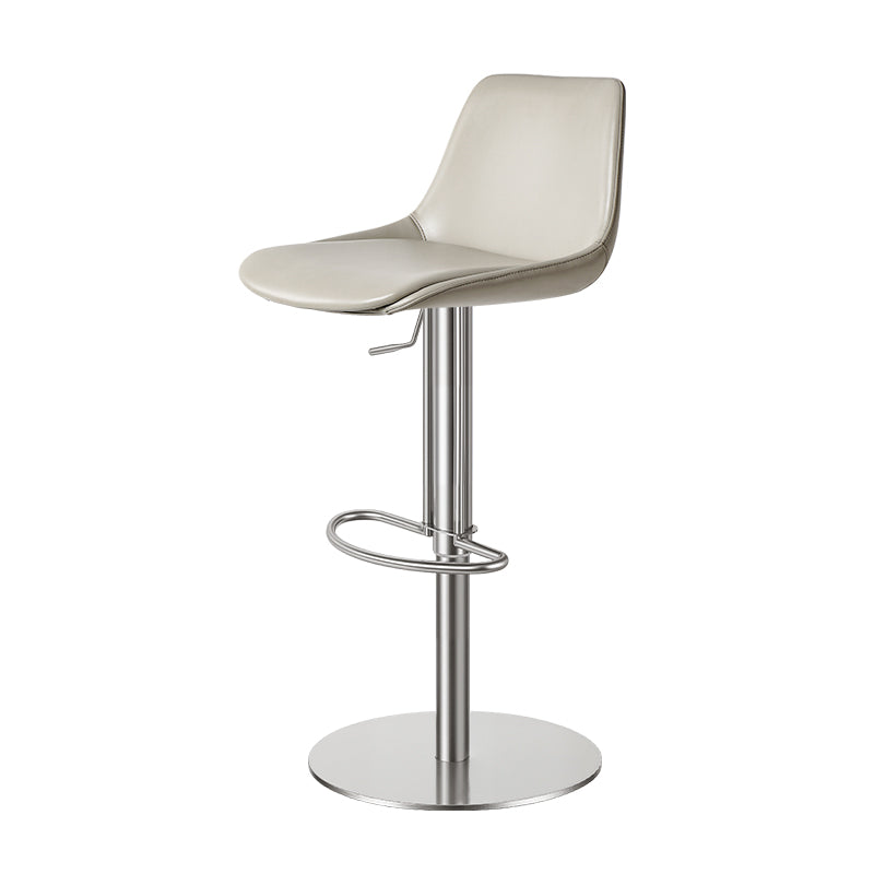 Heduedmobel HD-7603 Meirou PU leather bar chair with a modern design, featuring a cushioned seat and sleek metal legs.