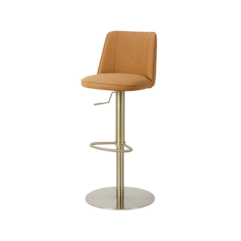 Heduedmobel HD-7533 Meibao PU leather bar chair with modern design and sturdy metal frame, suitable for kitchen or bar area.