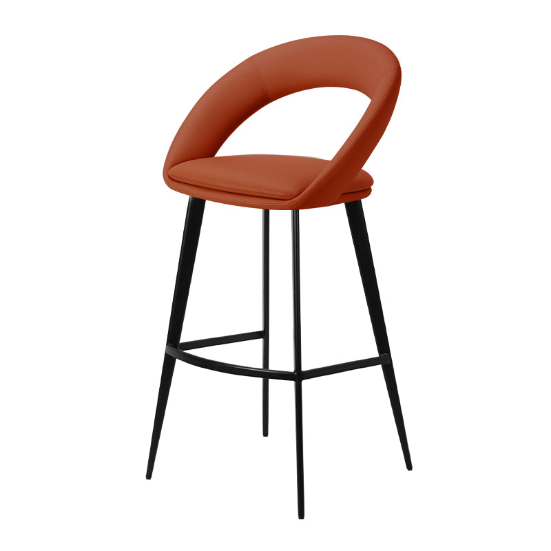 Heduedmobel HD-7370 Meirou PU leather bar chair with sleek design and sturdy metal frame, ideal for modern kitchen or bar area.