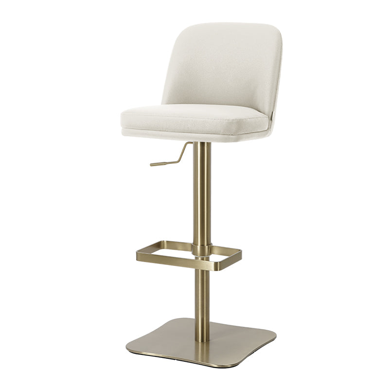 Heduedmobel Meimei PU Leather HD-7508 bar chair with sleek black finish and modern design, featuring a cushioned seat and sturdy legs.