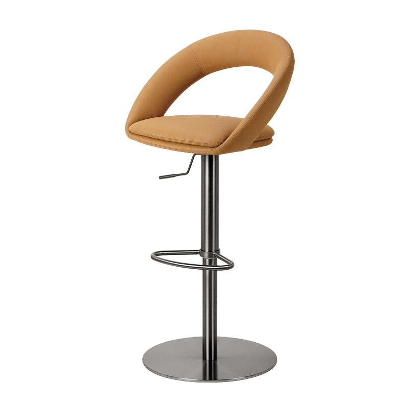 Meirou PU leather bar chair HD-7726 in sleek design, showcasing its comfortable seat and stylish legs.